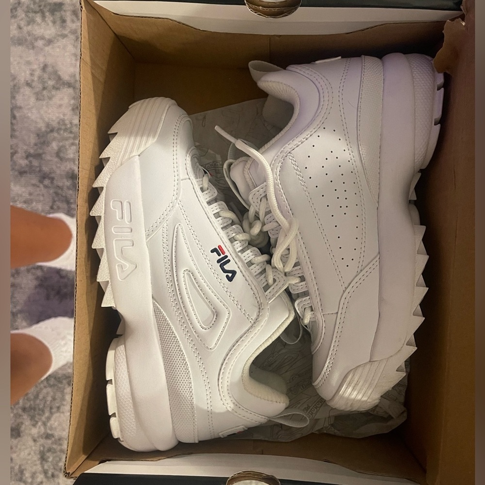Fila disruptor II kids 2.5 white
